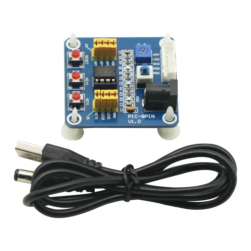 

Макетная плата PIC12F675 1 шт., обучающая макетная плата для Arduino с USB-кабелем