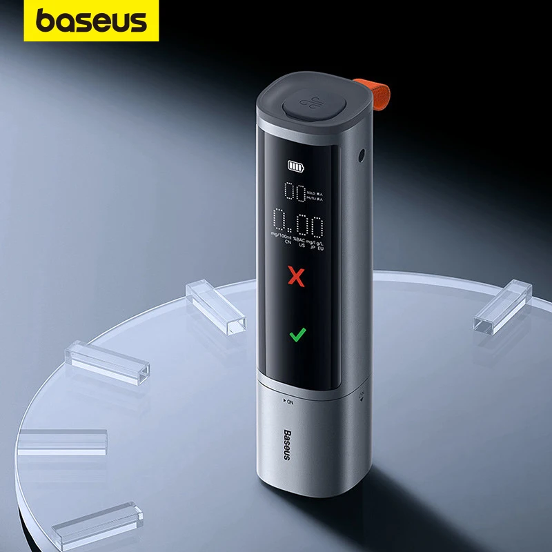 Baseus Alcohol Tester Professional Breathalyzer Alcotest With LED