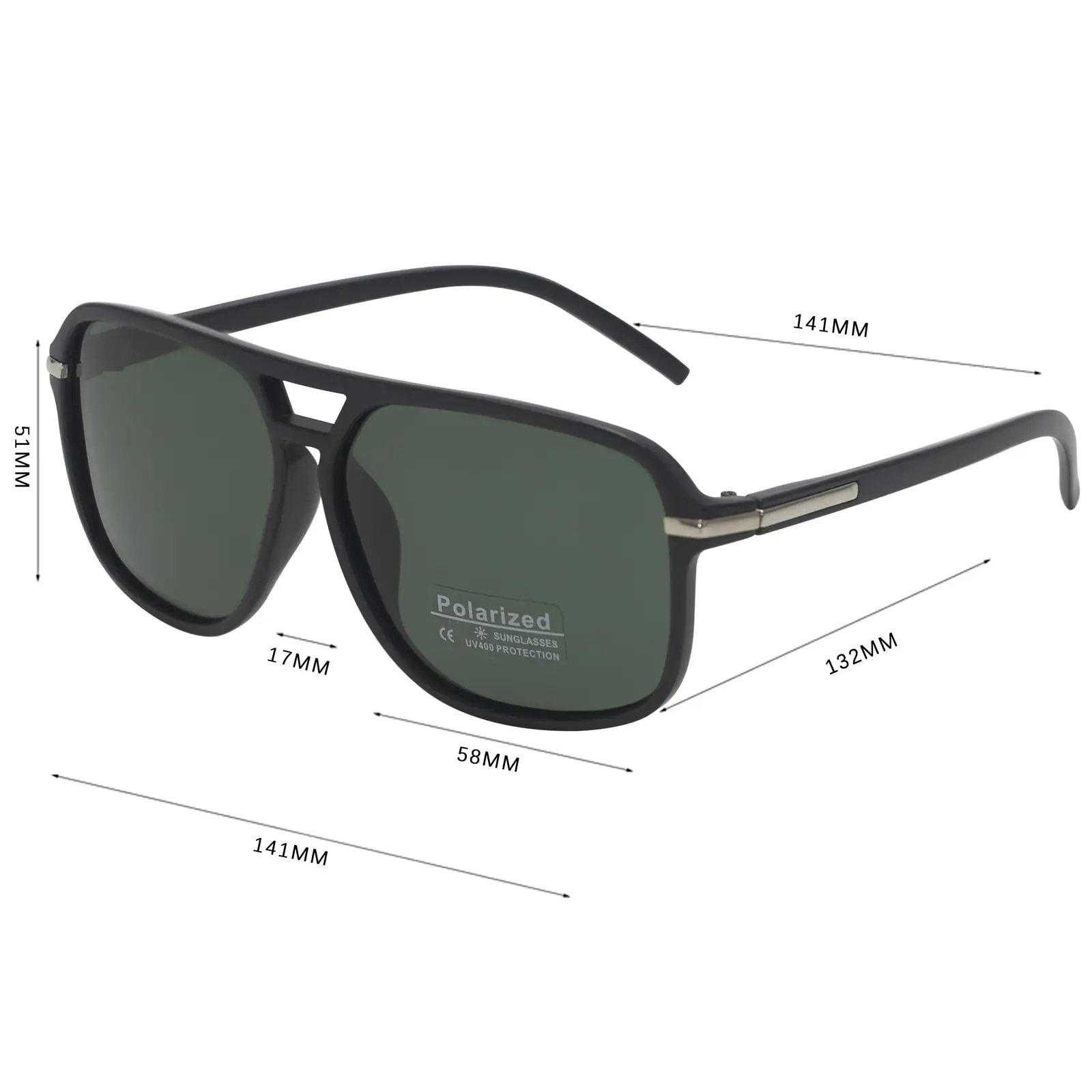 Polarized Over Glasses Sunglasses Large Square Shades UV400 for Driving Joopin Large Polarized Fit Over Glasses Sunglasses France | Ubuy main image 2