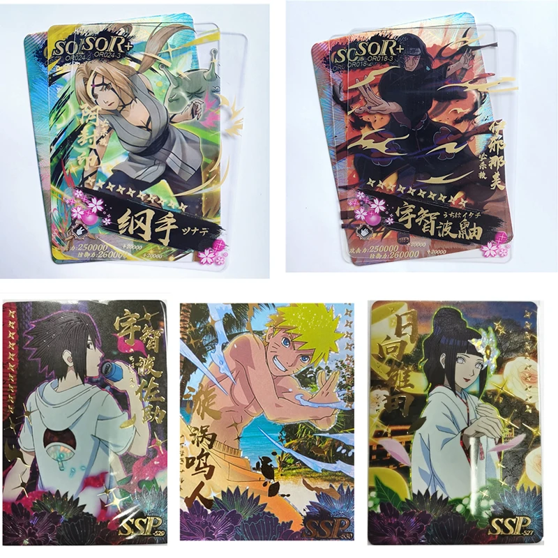 NARUTO SOR card Killer Bee Konan Might Guy Uchiha Sasuke Hyuga Hinata Haruno Sakura детская игрушка в подарок |