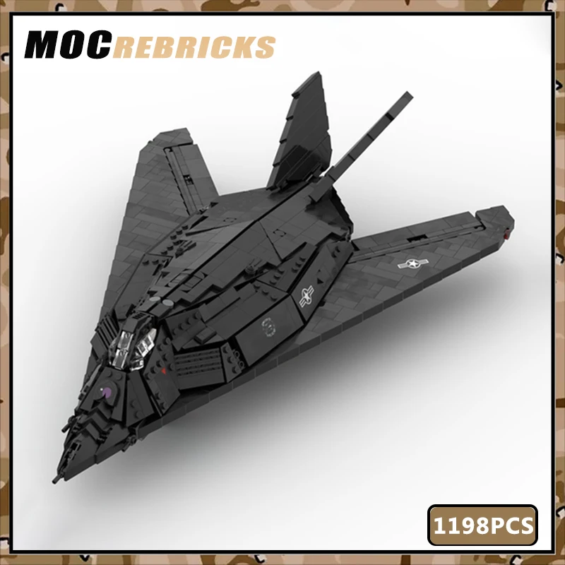 

Строительный блок WW2, военное оружие, строительный блок, раньше, боец Nighthawk MOC, загружаемые фигурки, солдаты, набор кирпичей, DIY Модель, игрушки для детей, подарок