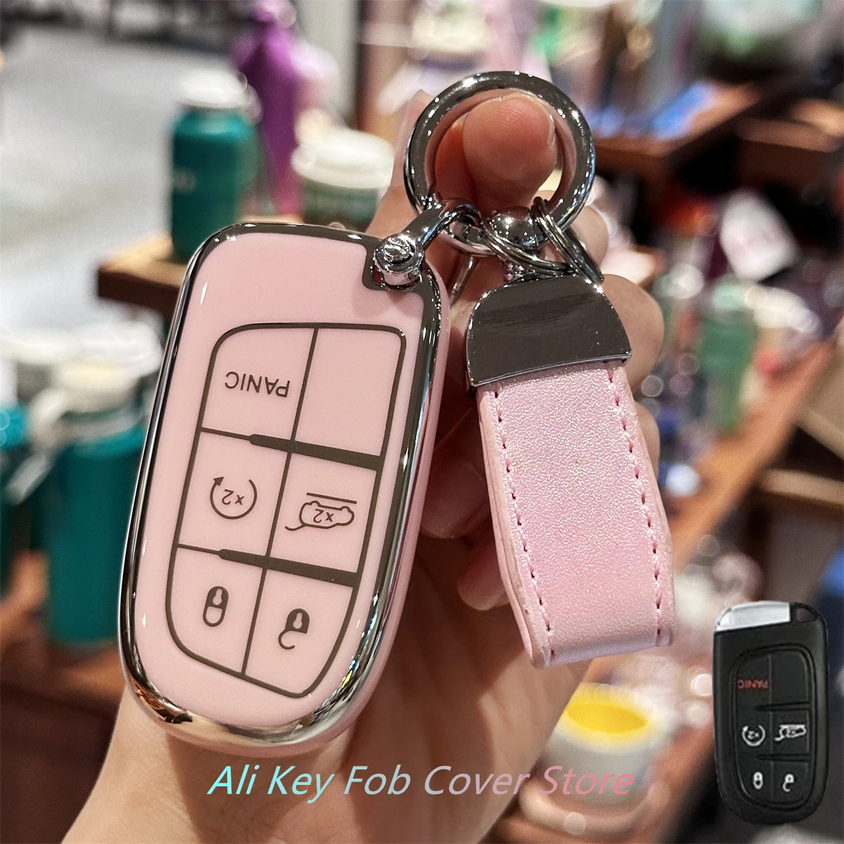 Premium Key Fob Cover with Keychain Attachment