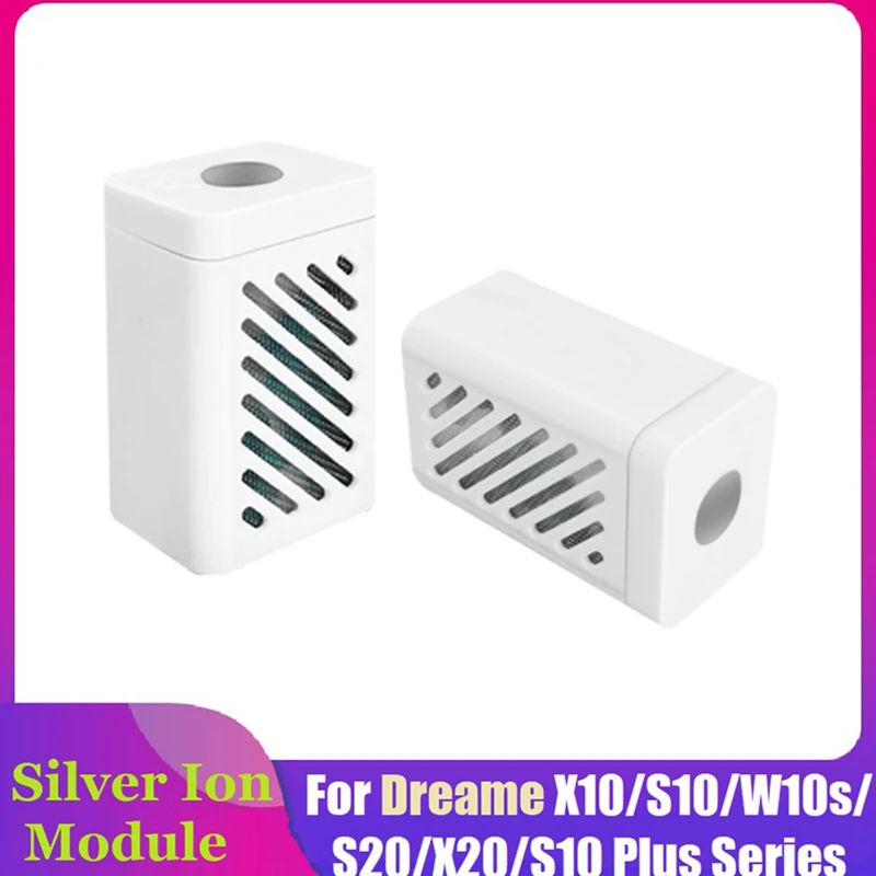 

2PCS Silver Ion Module For Dreame X10/S10/W10S/S20/X20/S10 Plus Series Robot Clean Water Tank Ion Odor Sterilization Accessories