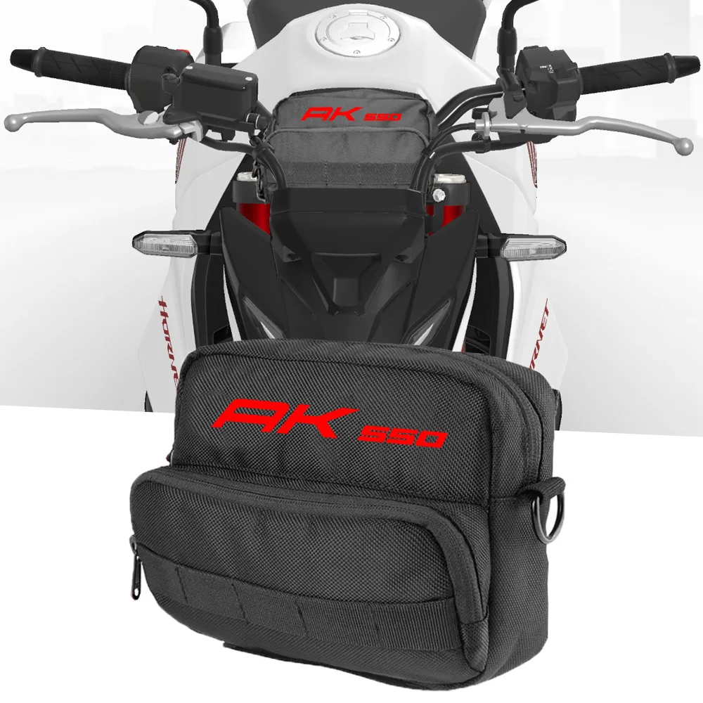 

FOR AK 550 2016 2017 2018 2019 2020 2021 2022 2023 Motorcycle Handlebar Bag Shoulder Bag Universal Multifunction Storage