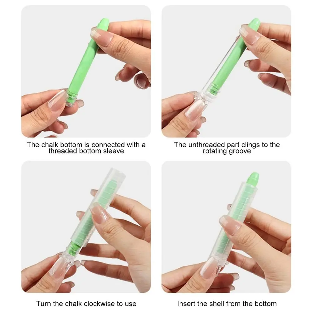 6/12 색상 무분진 분필 무독성 부드러운 필기감 그림 그리기 크레용 간편한 청소 생생한 색상 세척 가능한 분필 야외 놀이용