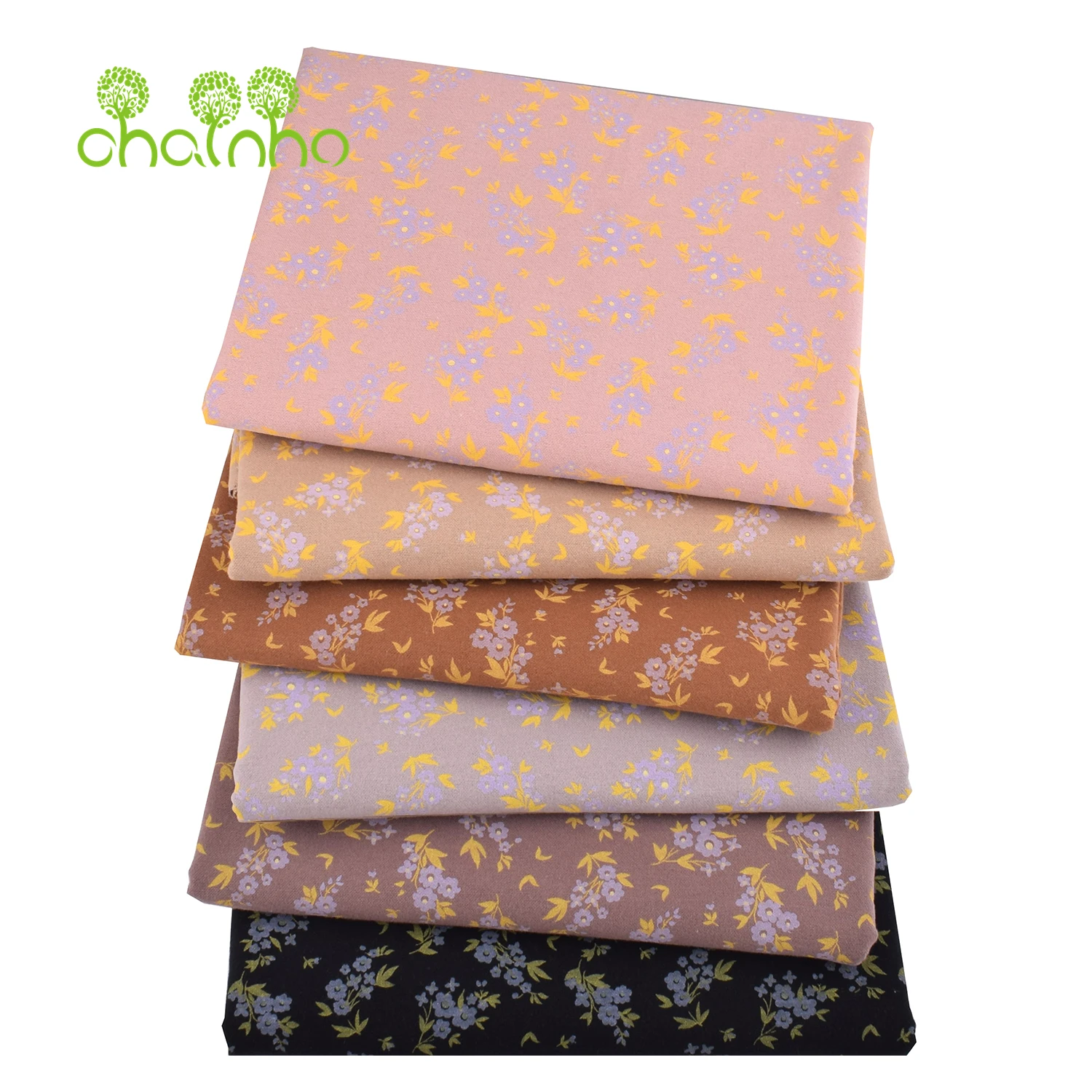 Chainho,Brushed Fabric,Cotton-Polyester,Reactive Dyeing,DIY Sewing Quilting Material For Cushion,Pillow,Sofa,Tablecloth,25MM8