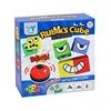 hot Kids Face Change Expression Puzzle Building Blocks Montessori Cube Table Game Toy Early Educational Toys for Children Gifts 3