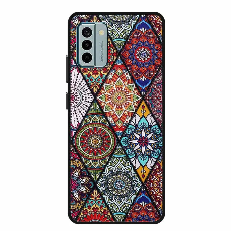 Elegant Black Silicone 3D Relief Emboss Soft Back Case Cover