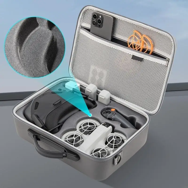 85WD Storage Box Portable Hard Shell Handbag Safety Organiser Case Travel Bag Carrying Organiser for UAV Accessories