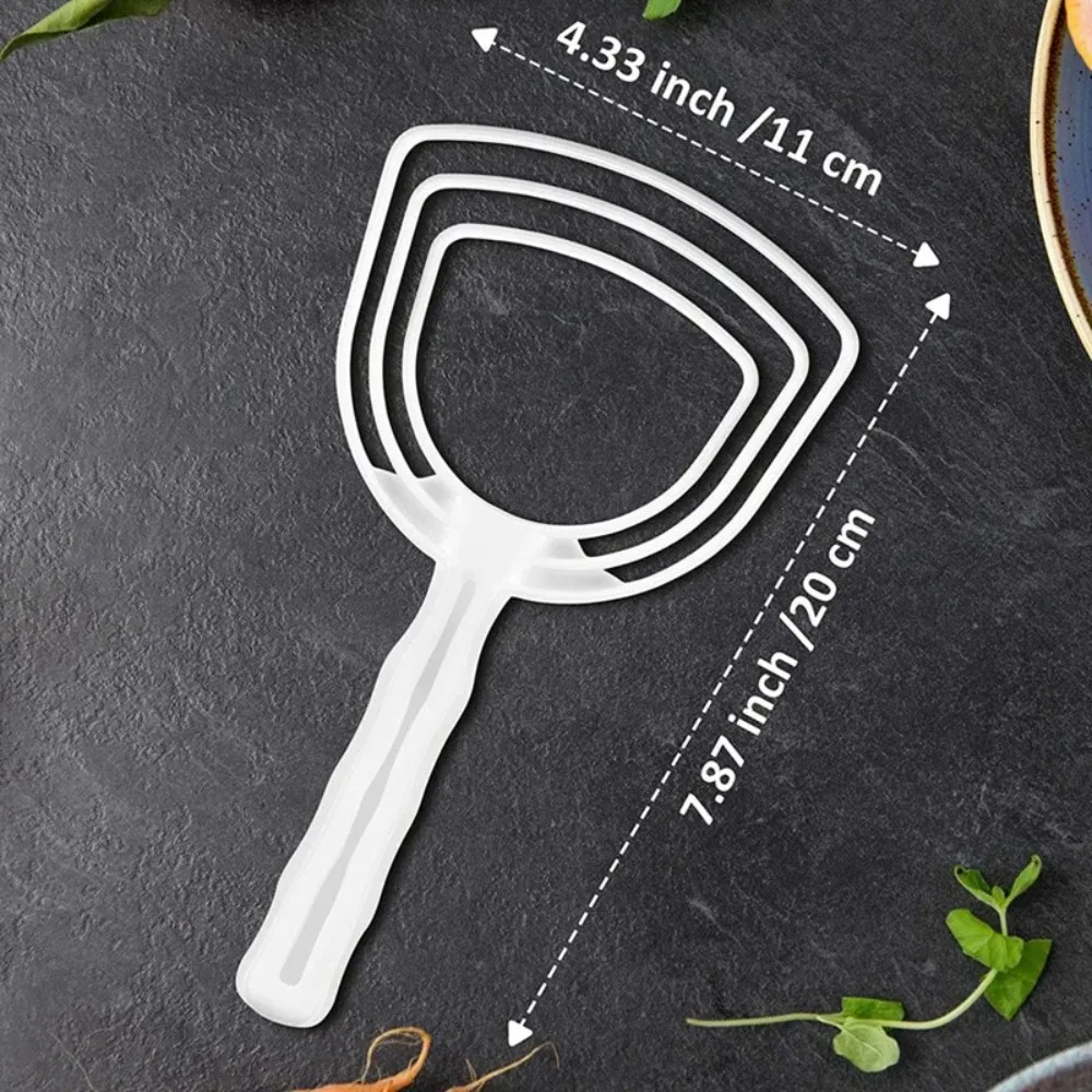 4pcs Bone Dust Remover Plastic Meat Scraper Handhold Manual Fish Scales White Bone Scraper Resturant