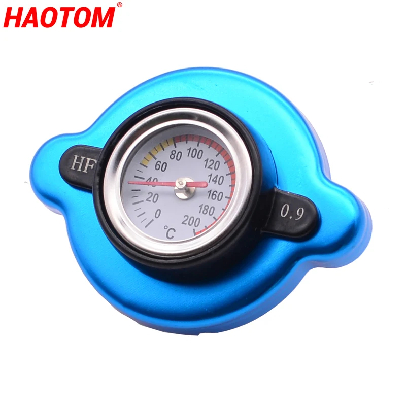 

Universal Stainless Steel Thermo Radiator Cap Tank Cover Water Temperature Gauge For Excavator Other Machinery Utility Safe 0.9