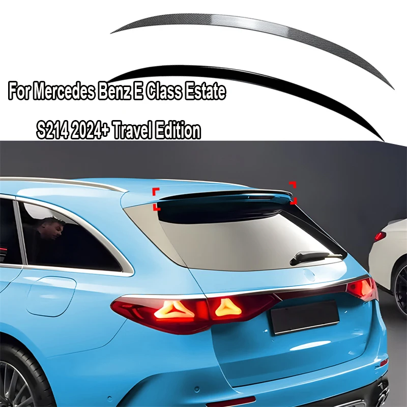 Задний спойлер на крышу багажника, верхний спойлер, крылья, хвост, багажник, крыло, губа, крыло, спойлеры 2024 + для универсала Mercedes Benz E Class S214, Дорожная версия Задний спойлер на крышу багажника, верхний спойлер, крылья, хвост, багажник, крыло, губа, крыло, спойлеры 2024 + для универсала Mercedes Benz E Class S214, Дорожная версия