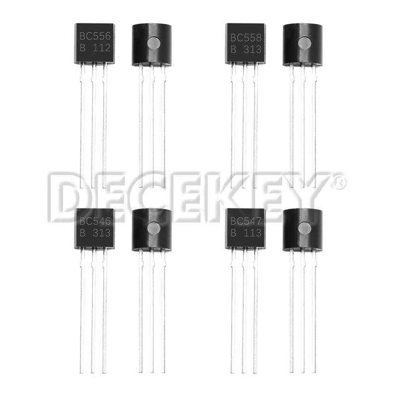BC546 BC547 BC556 BC558 TO-92 BJT Transistors 50PCS