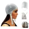 Reusable Dye Hat Hair Coloring Highlighting Hat Silicone Reusable Flexible High Elasticity Folding Hair Dye Hat Silicone Dye Hat 1