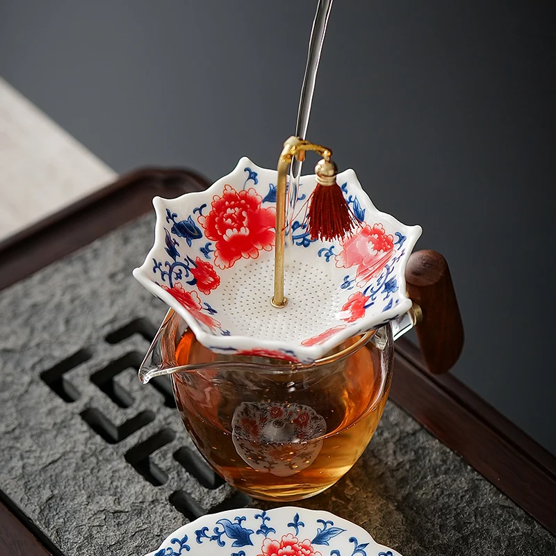 tea infuser tea strainer tea filter China Umbrella Tea Strainers Tea Infusers Ceramic Filter Screen Teas Ceremony Accessories Teas Table Decorations Ornaments