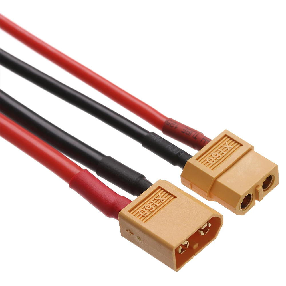 Connecteurs Batterie Drone XT60 14AWG/12AWG Lot de 10