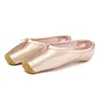 Women Ballet Shoes for Girls Pink Silk Ballerina Ribbons Ballet Pointe Dance Shoes for Kids Children Professional Ballet Shoes 4