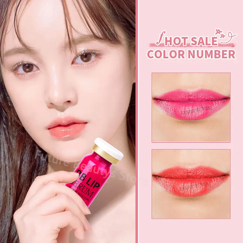 Korea 5ml BB Lip Serum BB Cream Glow Ampoule Starter Kit Brightening Moisturizing Lipstick Serum Kit Lip Gloss Pigment Skin Care 2