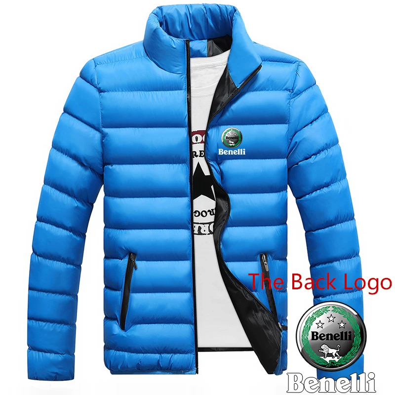 Benelli TRK 502X Printing Fashion 2023 New Man's Jacket Zipper Winter Thicken Comfortable Cotton Long Sleeves Tracksuit Coat