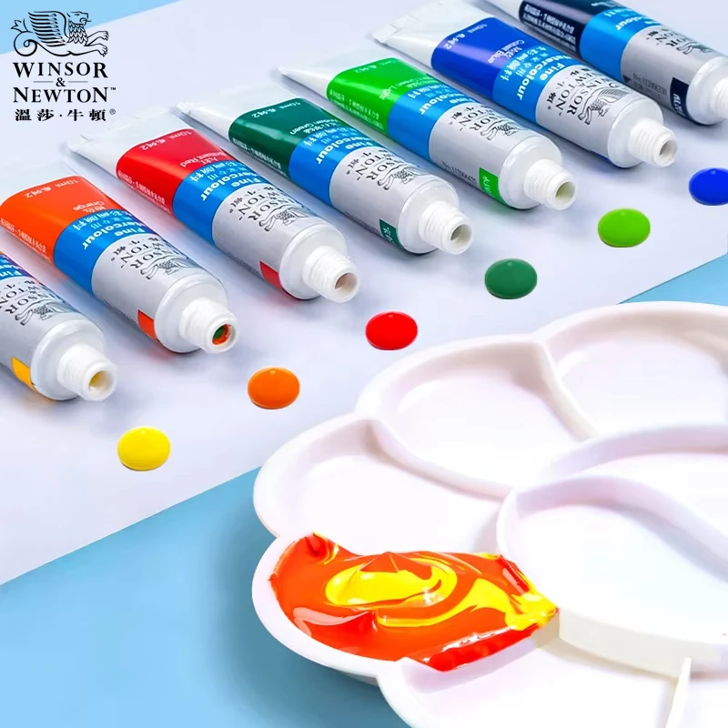 WINSOR&NEWTON Professional Watercolor Painting Paint Fine Smooth High Quality 12/18/24/36 Colors 10ML For Artist Student 4