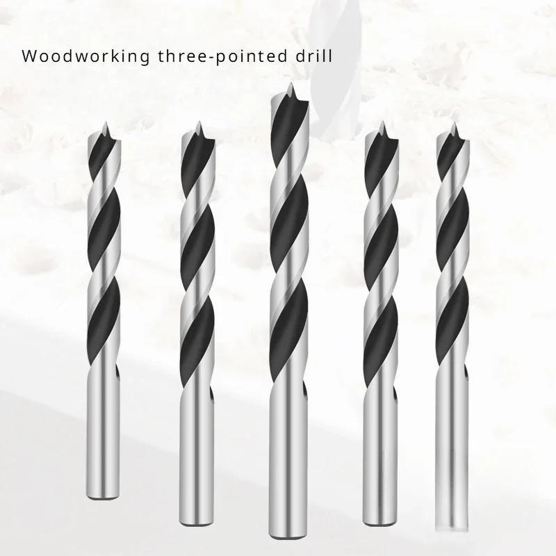 

Woodworking Three-point Drill Hardwood Straight Handle Fried Dough Twists Drill Woodworking Roller Drill
