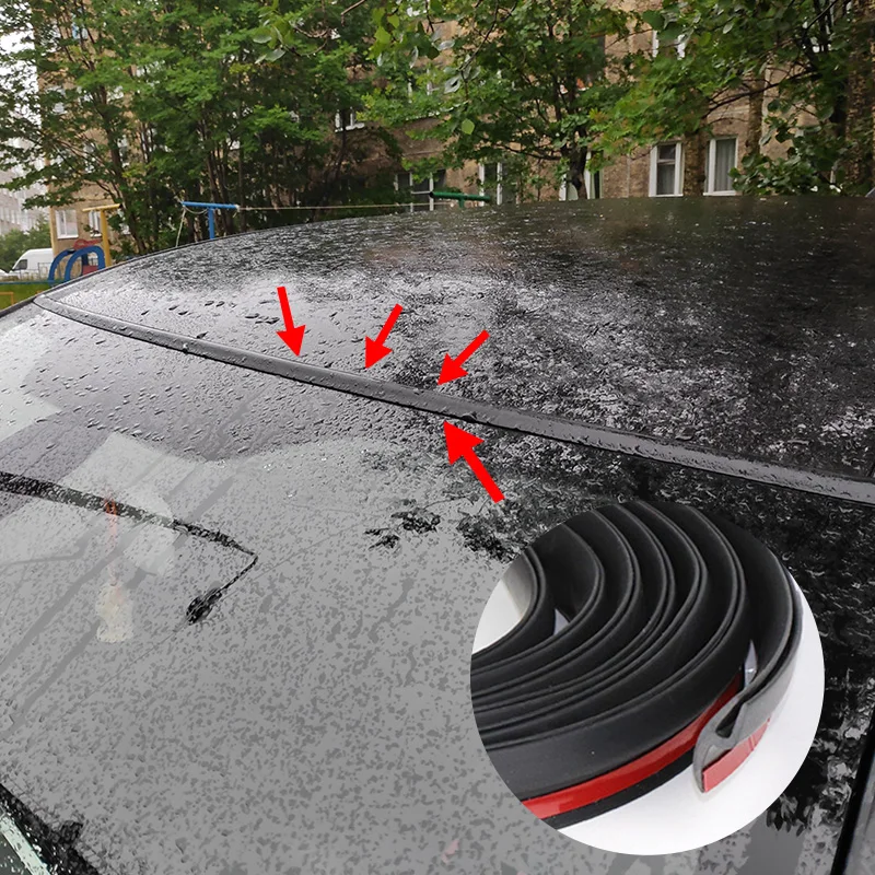 Car Windshield Seal Strip Front Rear Sunroof Dustproof