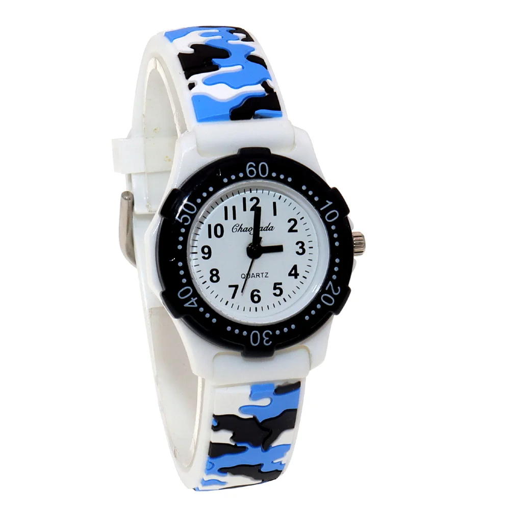 High Quality Boy Watches Camouflage Strap Children Watch Kids Watches Cartoon Wristwatch Quartz Watches relogio 4