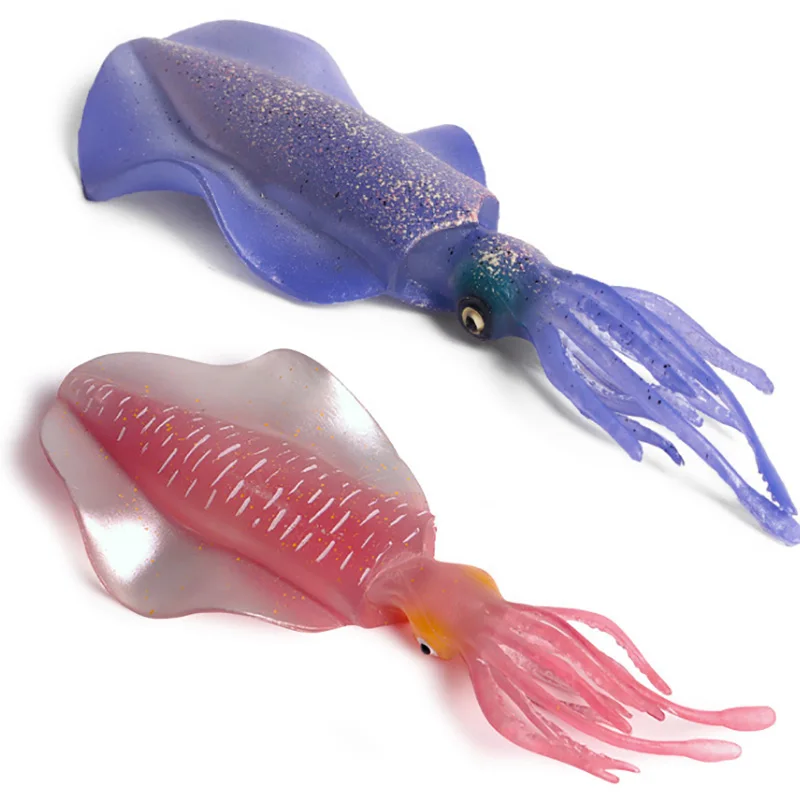 

Children's Simulation Marine Life Model Squid Animal Figure Collectible Toys Sea Animal Action Figures Kids Plastic Cement Toys
