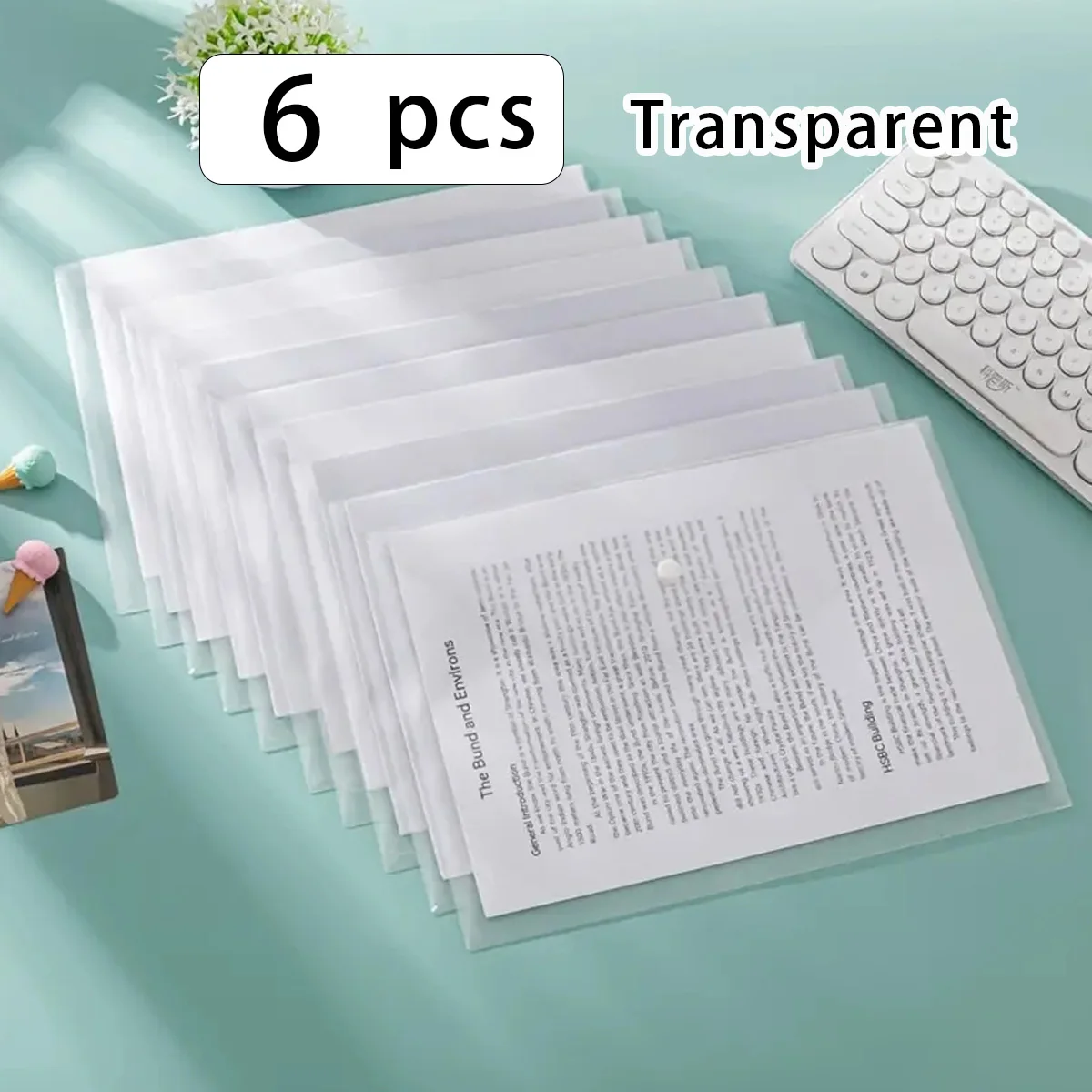 Assorted Color Folders Poly Envelope Folder With Snap Button Closure ...