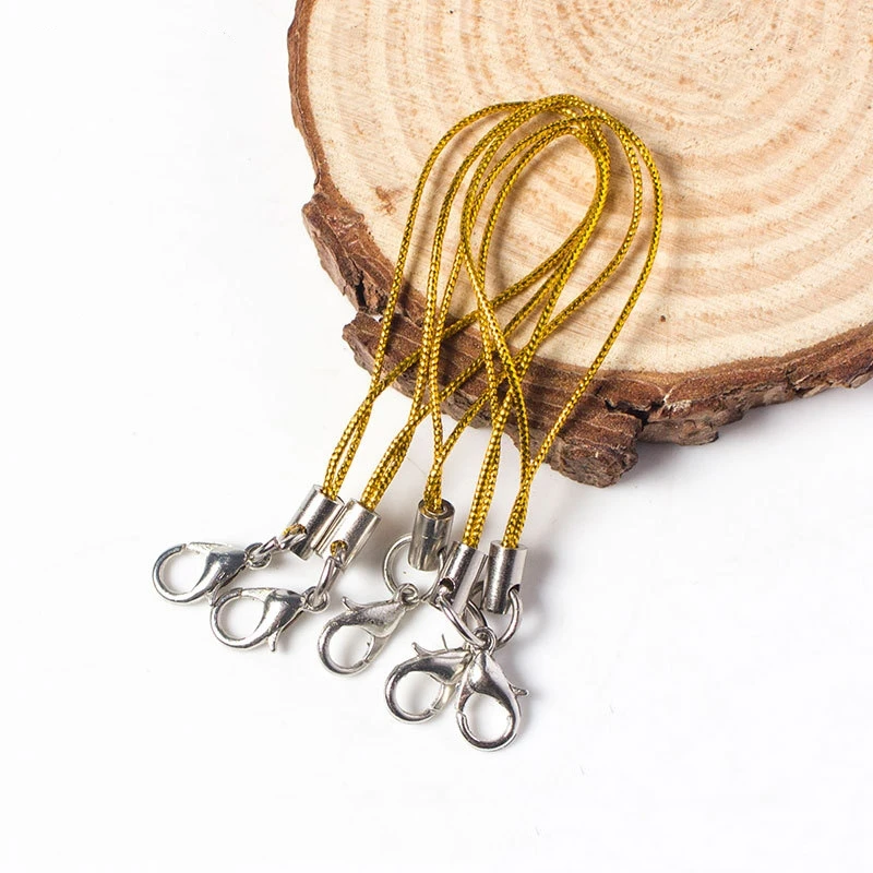 Lanyard Strap Cords with Lobster Clasp for DIY Jewelry and Keychain Accessories - Set of 50/100 Pieces