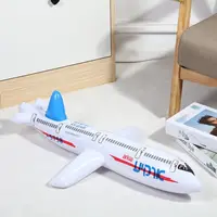 80cm Inflatable Airliner Toy Classic Toy 2 Colors Aircraft Planes Inflatable Airliner PVC Float Airplane Kid Birthday Gift 1