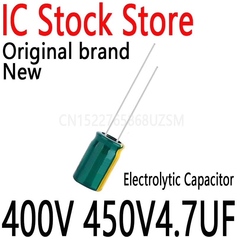 10 X 4.7uF 400V 105C Radial Condensatore Elettrolitico 8x12m - Foto 6