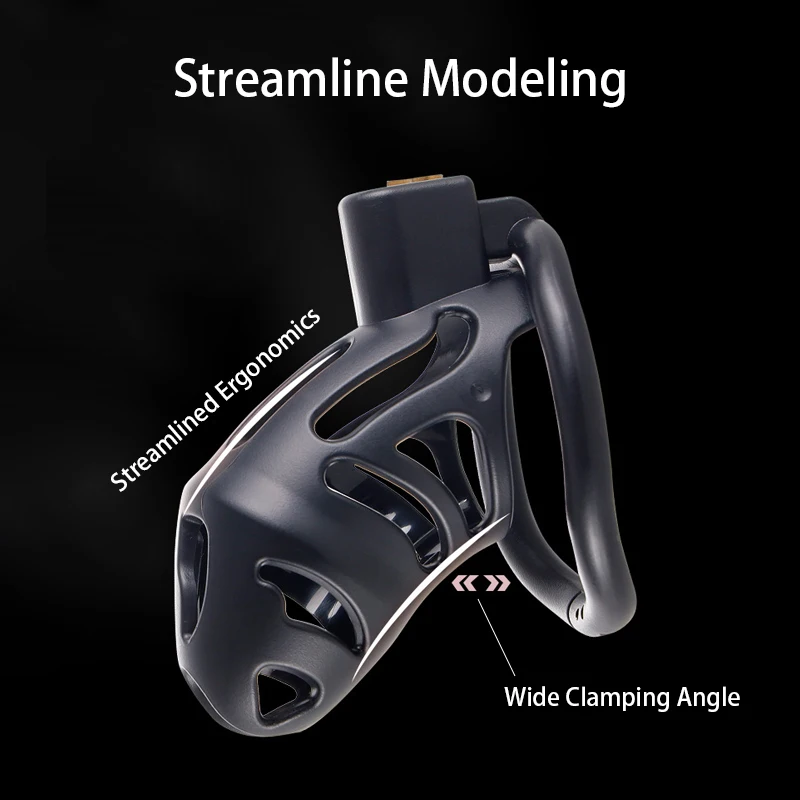 Male Chastity Cage with 3 Snap Ring Adult Supplies Resin Penis Lock Couples SM Sex Toy