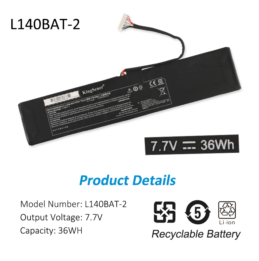 KingSener-L140BAT-2 Bateria para Thunderobot 911 MixBook Air,