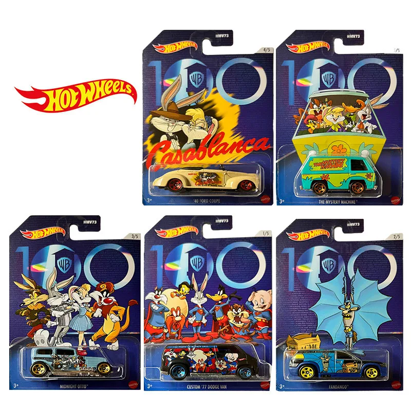 Hot Wheels Warner Bros Toy Car for Kids Disney Hotwheels Ve culo 100 Anivers rio Looney.jpg