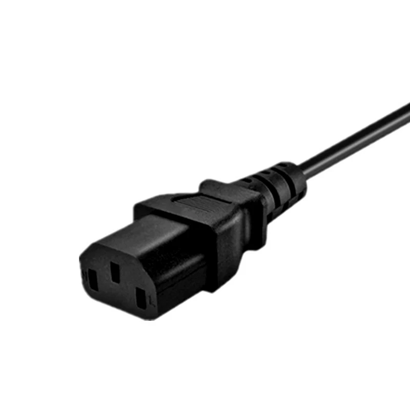 Durable EU 3-Prong Power Supply Cable with Copper Wire