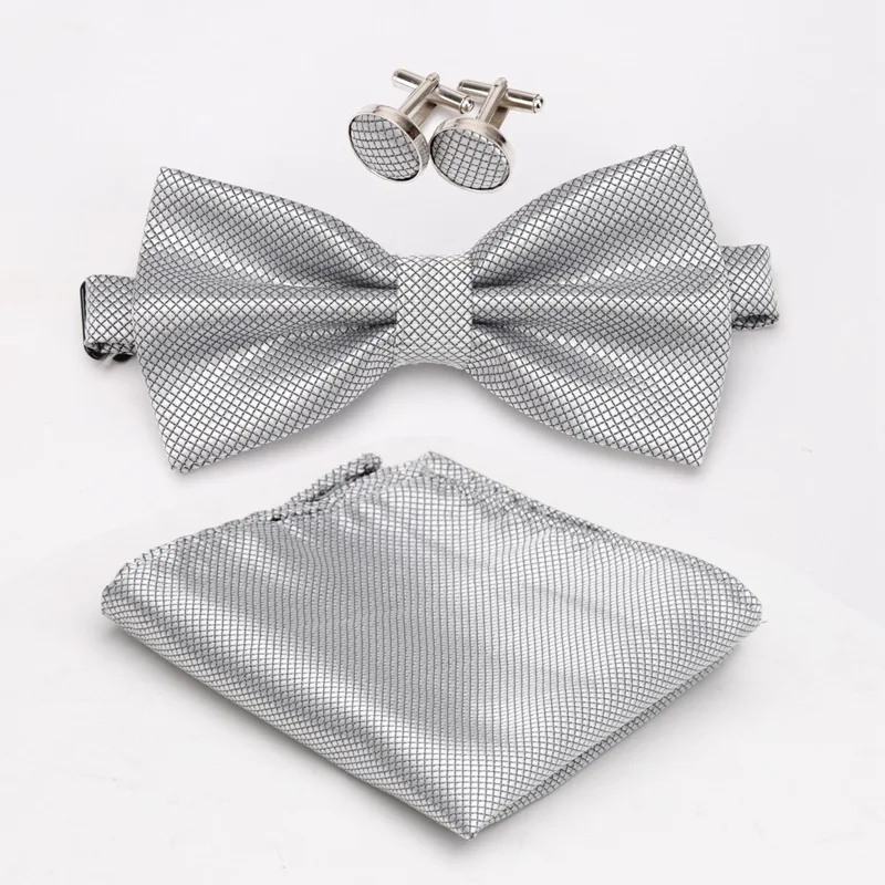 Multicolor Bowtie Pocket Square Cufflinks Set for Weddings and Parties 6 S55518bba50d741dc93506153d19647faT Multicolor Bowtie Pocket Square Cufflinks Set for Weddings and Parties