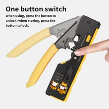 

All in one rj45 pliers crimper cat5 cat6 cat7 CAT8 network tools rj 45 ethernet cable Stripper clamp tongs rg45 lan