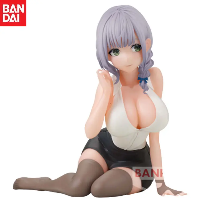 

In Stock Bandai Original Anime Relax Time Hololive Shirogane Noel Action Figure Model Children's Gifts