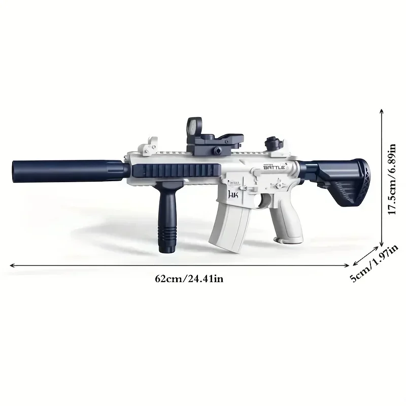 New Water Gun Electric Glock Pistol Shooting Toy Full Automatic Summer Beach Outdoor Fun Toy For Children Boys Girls Adults Gift 4