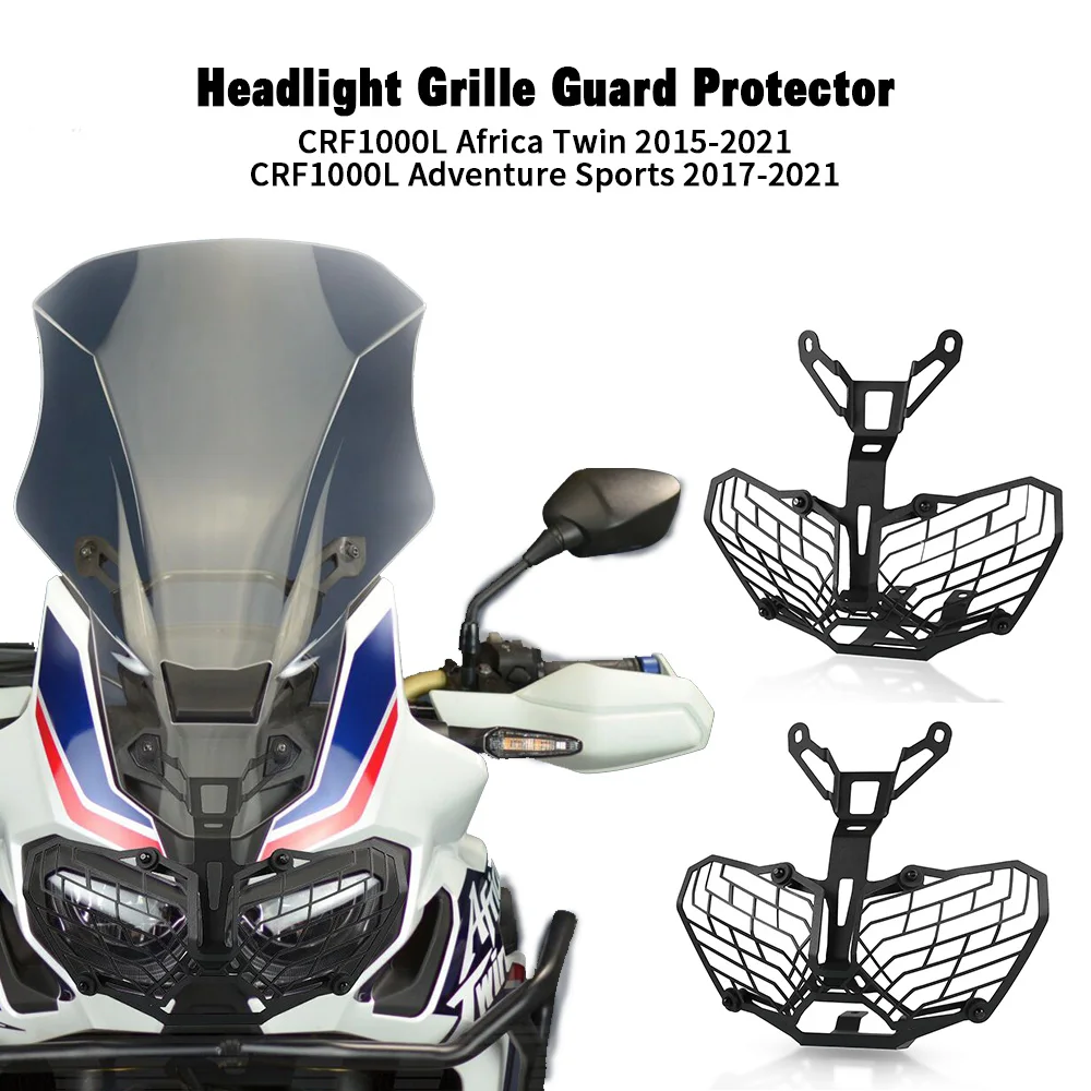 MotorcycleHeadlightGrilleGuardProtectorCoverForHondaCRF1000L