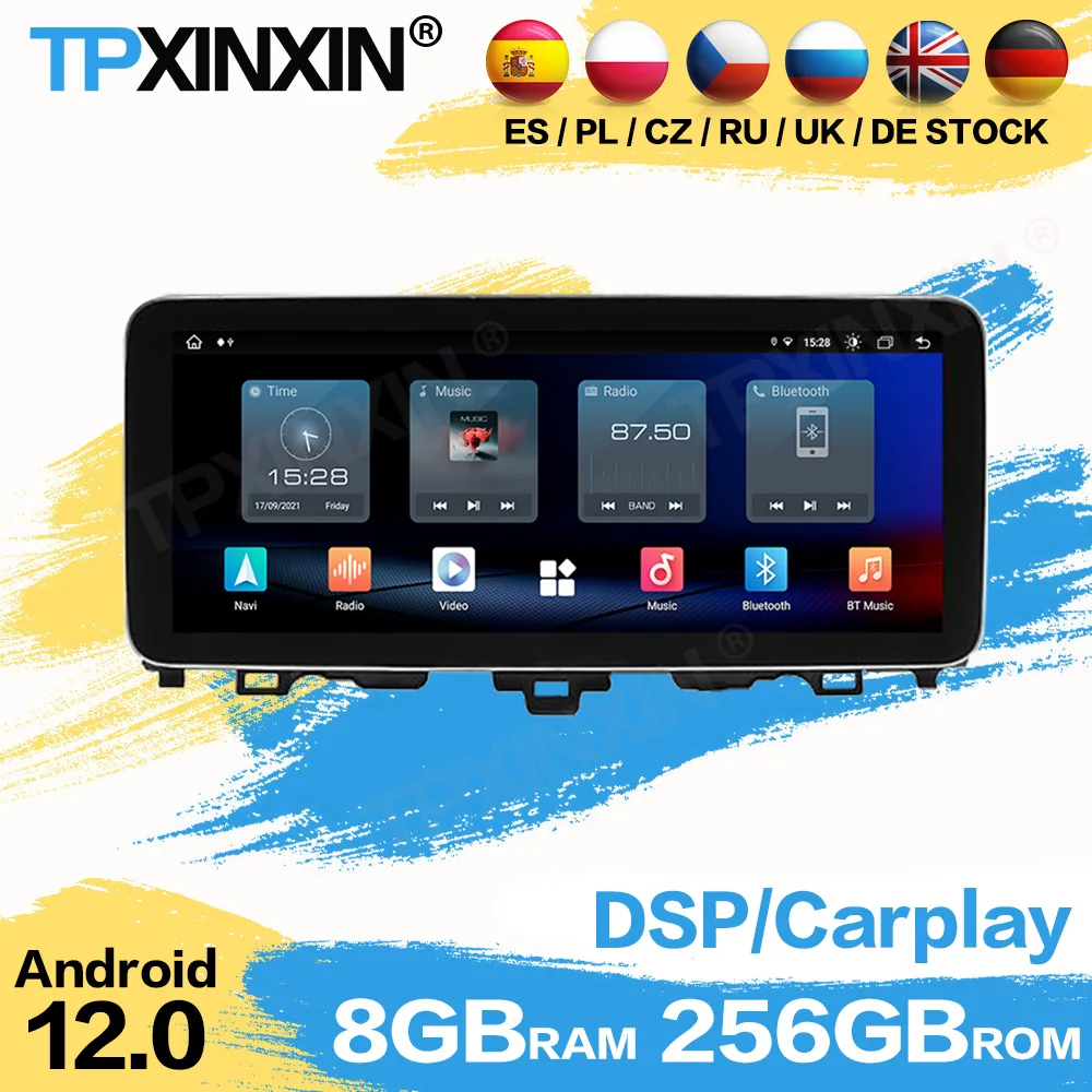 

12.3 Inch Multimedia Car Stereo Radio Receiver Android 12 For Honda Accord 2018 2019 2020 2021 2022 GPS Navigation IPS Head Unit