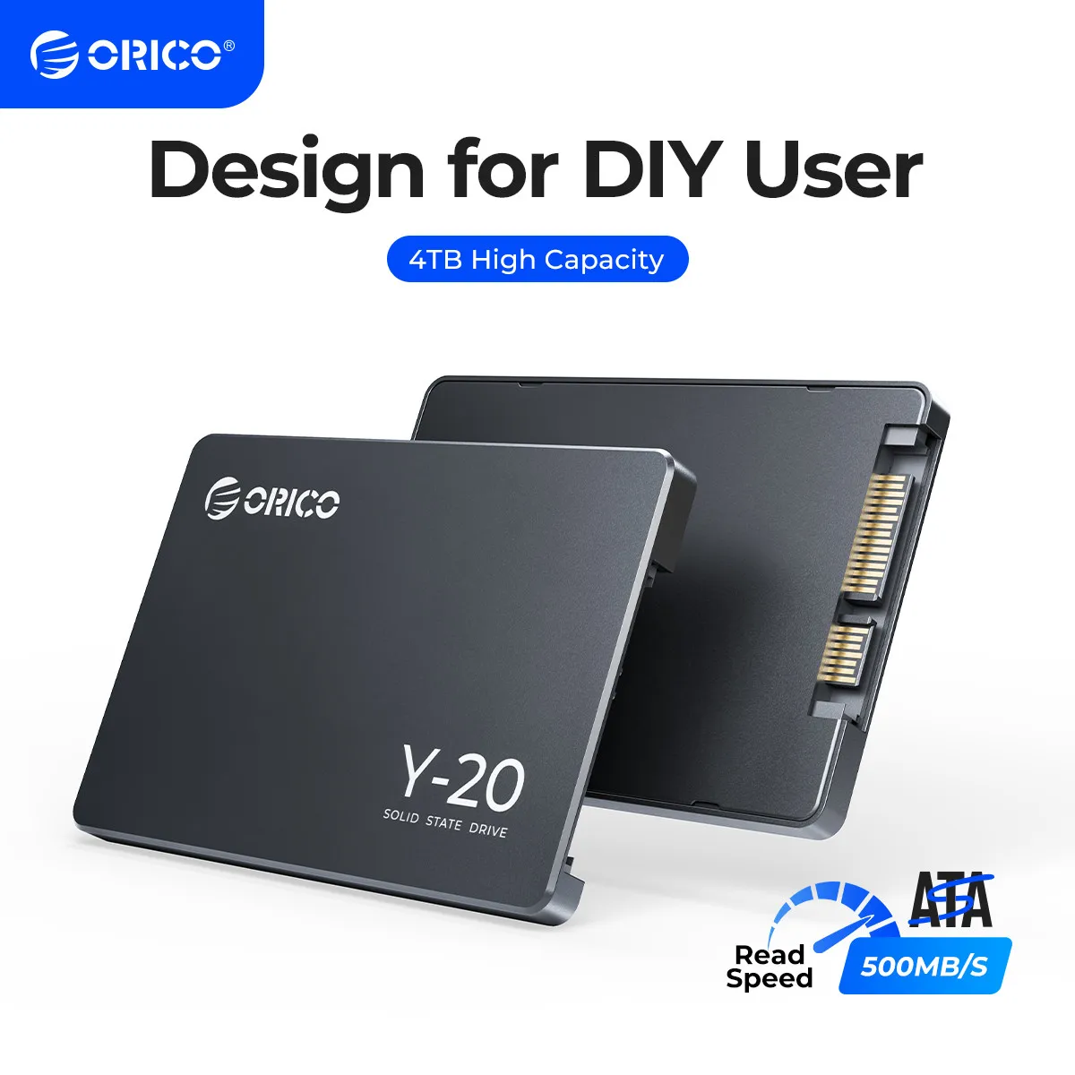 Orico 2.5 ''Sata Ssd 1Tb 2Tb 4Tb Ad Alta Capacità 2.5 Pollici Sata3.0 Design Interno Del Disco Rigido A Stato Solido Per Utenti Fai Da Te