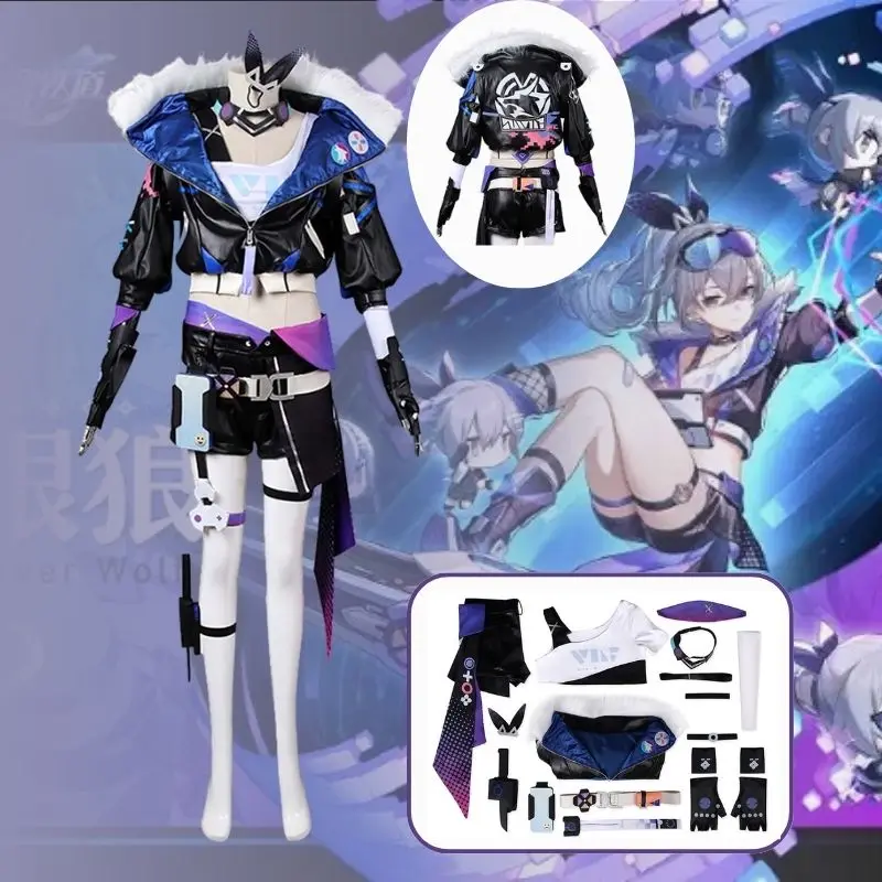 thumbnail image 1 of Disfraz de Cosplay de Honkai Star Rail Dan Heng, uniforme de Anime para hombre, conjunto completo, traje de Cosplay de Silver Wolf Yanqing Kafka para Halloween, 1 of 5