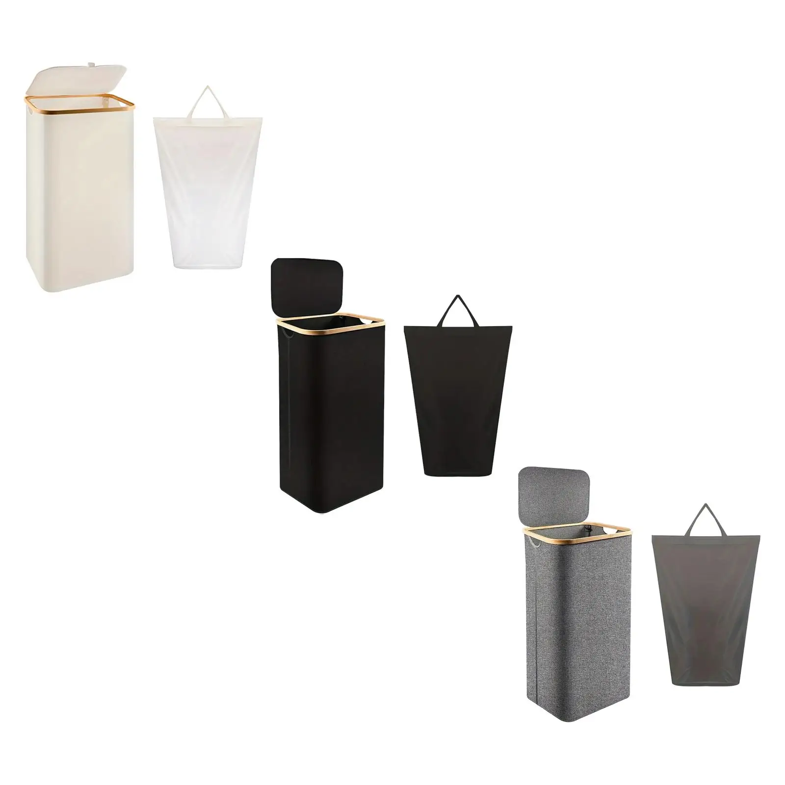 Laundry Basket Laundry Hamper Foldable Portable Dirty Clothes Hamper Clothes Storage Basket Bins for Nursery Bedroom