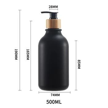 300 ml/500 ml เครื่องจ่ายสบู่เหลวขวดแชมพูขวดปั๊มสบู่คอนเทนเนอร์โลชั่นห้องน้ําแชมพู Conditioner Dispenser 28