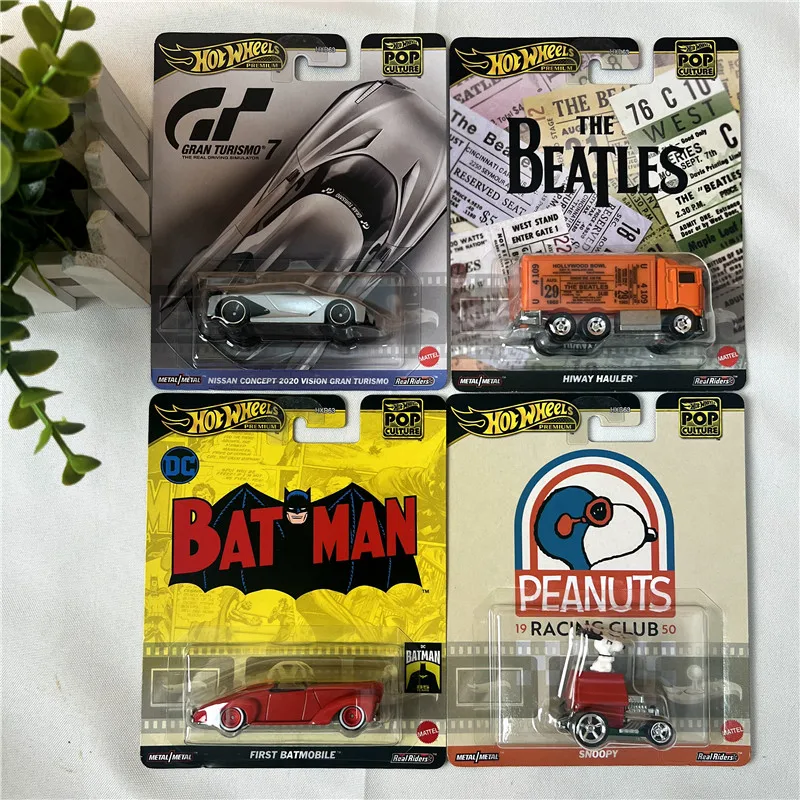 

Original Hot Wheels Premium 1:64 Pop Culture Metal Car HotWheels Diecast Toy Car Gifts 1:64 Model Car 1/64 NIssan Concept GRAN