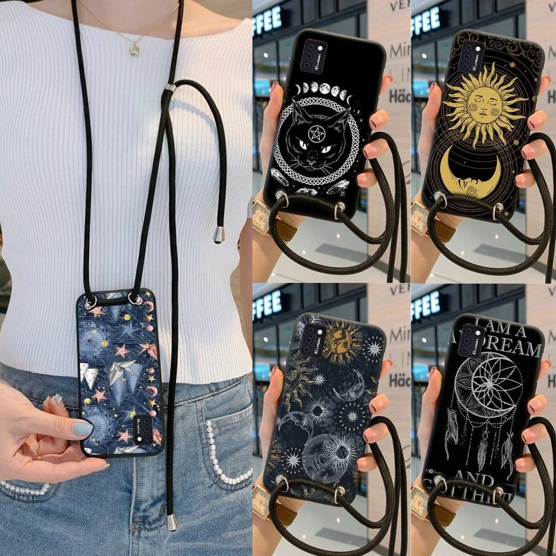 Чехол Witches Moon Tarot тотемное ожерелье Lanyard чехол для троса ZTE Blade V2020 Smart V30 Vita V6 Max V7 Lite V8