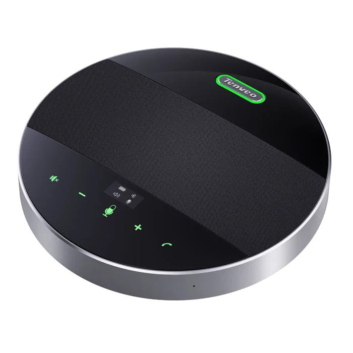 

Tenveo M5B 4-microhpone встроенный унифицированный телефонный звонок BT беспроводной динамик для конференц-связи