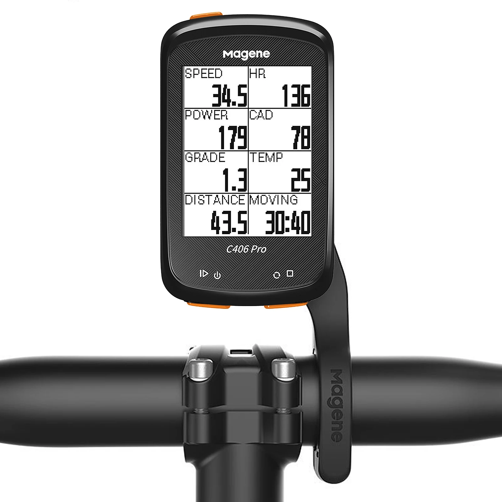 Magene C406 Bicycle GPS Computer Waterproof Wireless Bluetooth ANT+